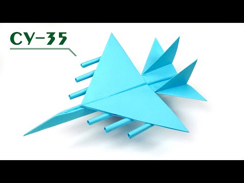 Самолёт из бумаги оригами А4 как сделать поделку на 23 февраля подарок для деда на 9 мая День Победы