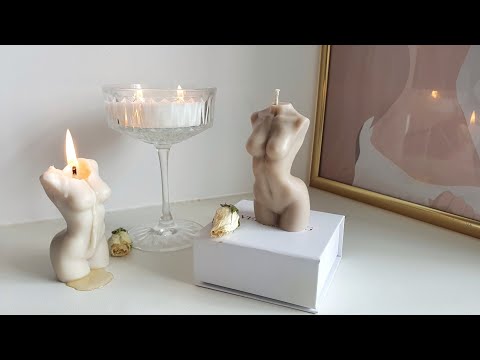 Как сделать фигурные свечи тело из соевого воска своими руками.
