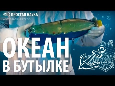 ОКЕАН В БУТЫЛКЕ - опыт с водой и маслом