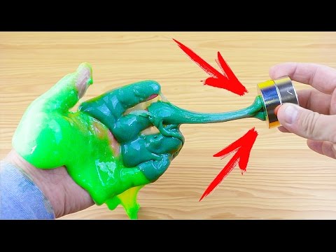 МАГНИТНЫЙ ЛИЗУН(слайм) | DIY КАК СДЕЛАТЬ МАГНИТНЫЙ ЛИЗУН