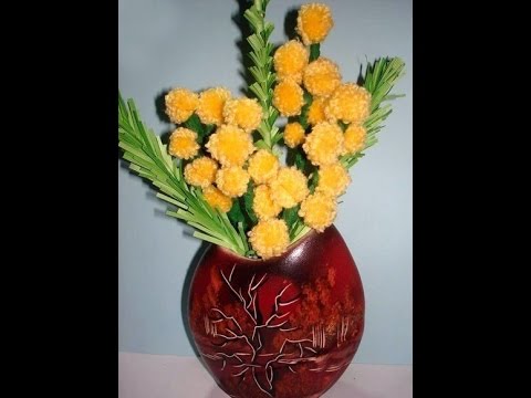 МИМОЗА своими руками МК /// mimosa handmade