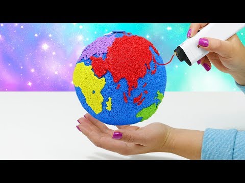 3D РУЧКА РИСУЮ ГЛОБУС СВОИМИ РУКАМИ | ЛАЙФХАКИ ДЛЯ ХЕНДМЕЙДА 3D SIMO MINI