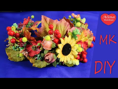 Осенний Венок Собираем вместе . МК / DIY Autumn Wreath