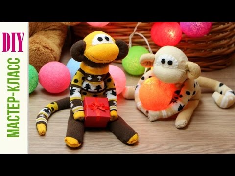 Как сделать Обезьянку из Носков своими руками / DIY Monkey of Socks