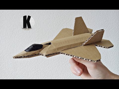 Как сделать истребитель из картона? / How to make a fighter of cardboard?