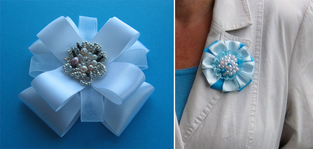 Как сделать цветок из ткани: очень простой способ