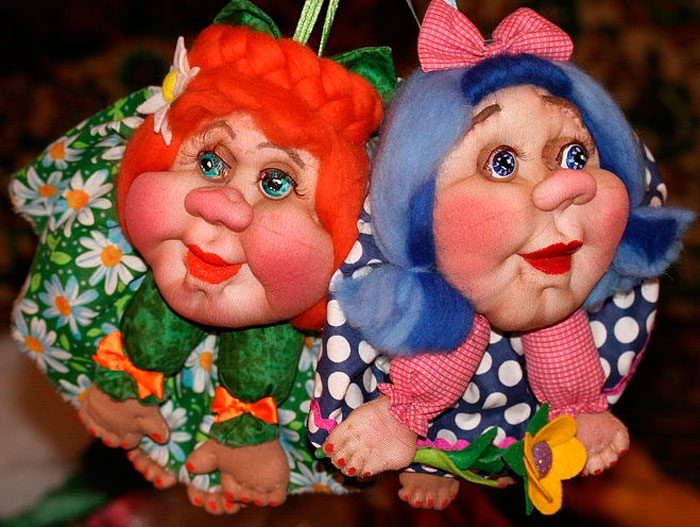 самодельные куклы из капроновых колгот