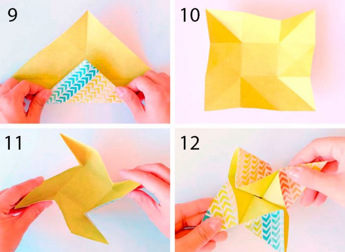 как сложить конверт оригами