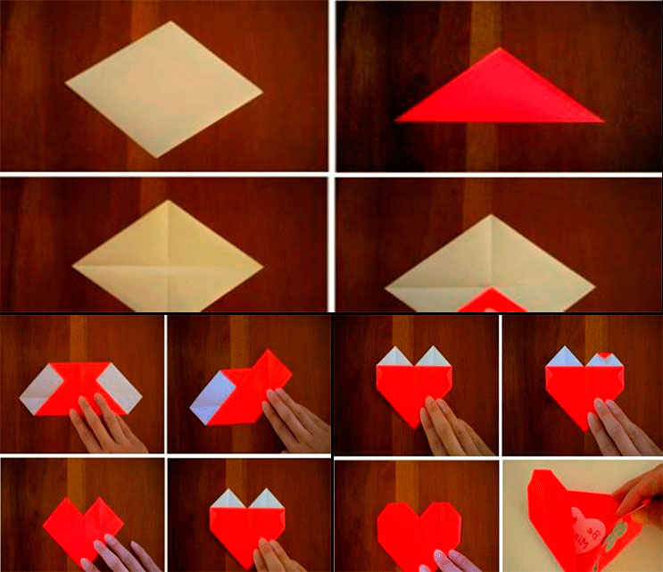 Необходимые материалы и инструменты для оригами сердца