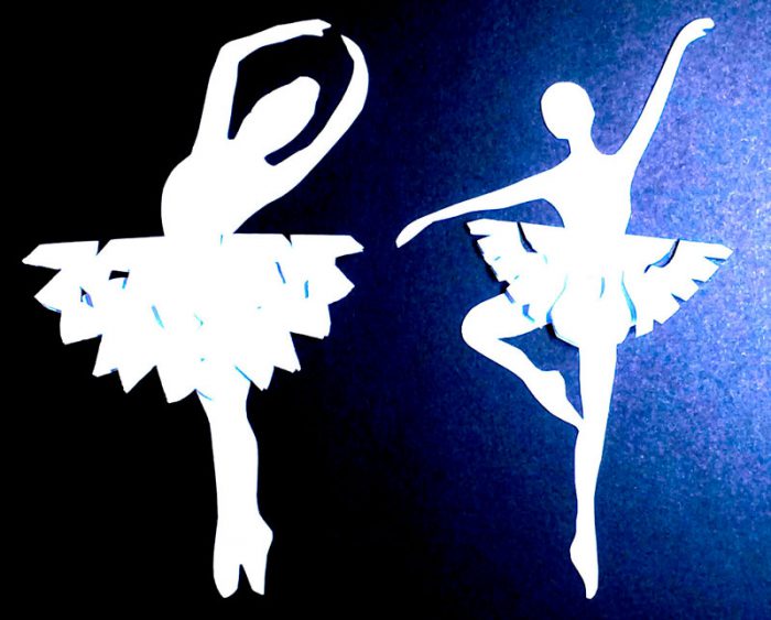 снежинки балеринки своими руками
