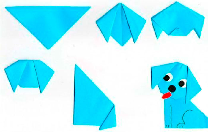 оригами из бумаги для детей, оригами схемы скачать
