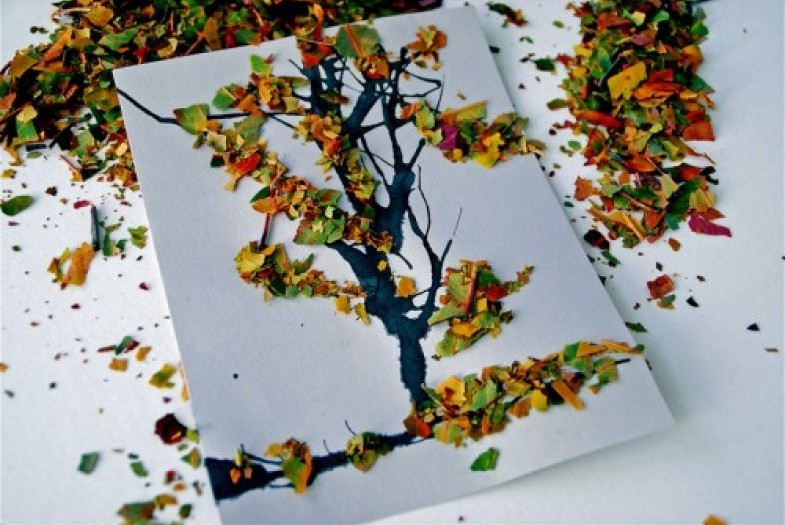 Поделки Из Осенних Листьев Фото