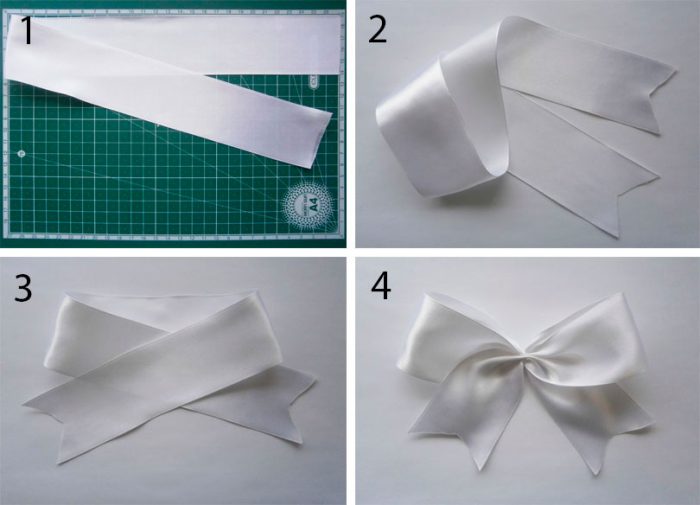 Как сделать красивый бант из бумаги на подарок