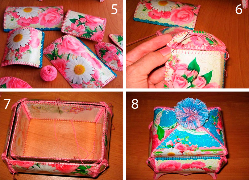 Как сделать шкатулку-ящик из открыток своими руками – инструкция