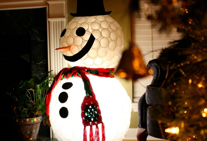 Мастер класс по снеговику из стаканов:) — 34 ответов | форум Babyblog