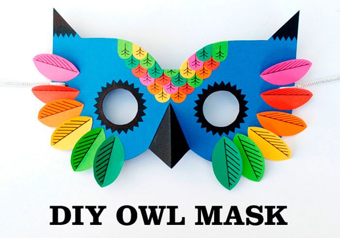 Детские маски (карнавальные) на голову из бумаги — 62 шаблона на Новый год 2024 для распечатки