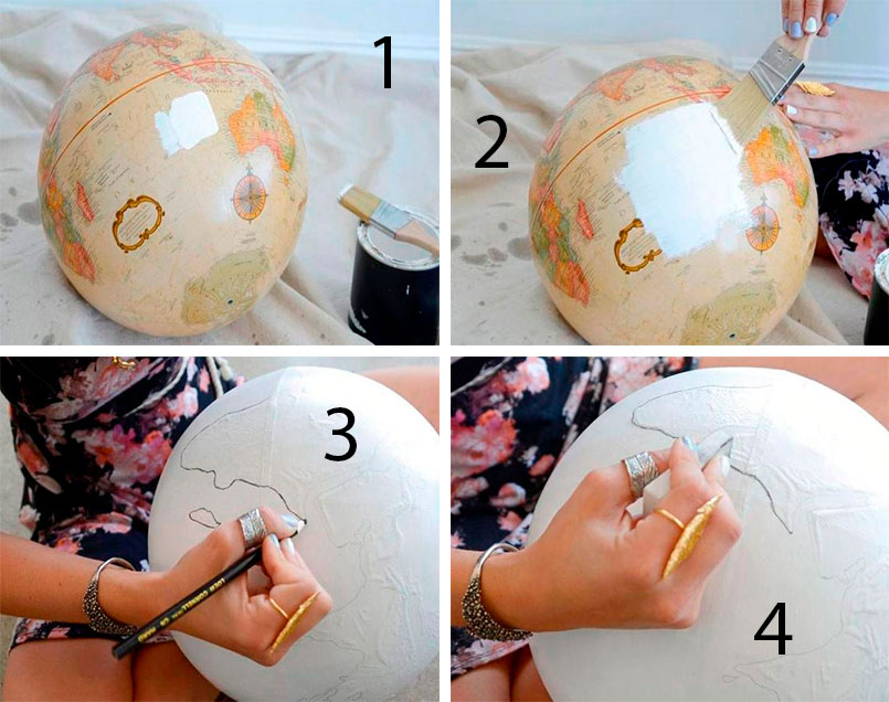 Как сделать глобус из бумаги своими руками?