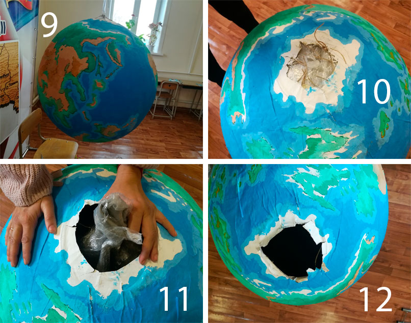 Как сделать глобус из бумаги своими руками? | Глобус, Карта, Детские художественные проекты