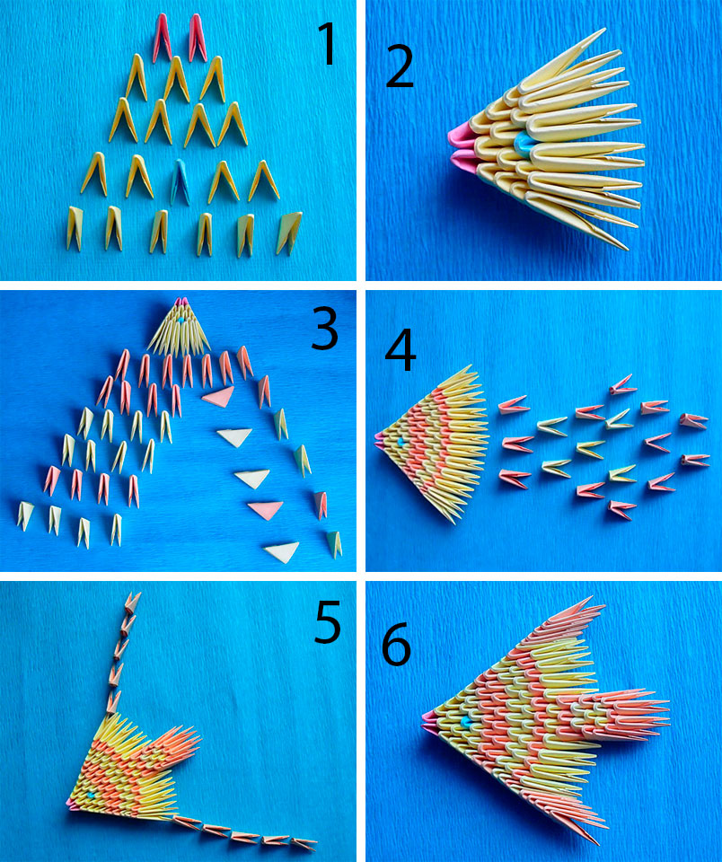 Как сделать треугольные модули