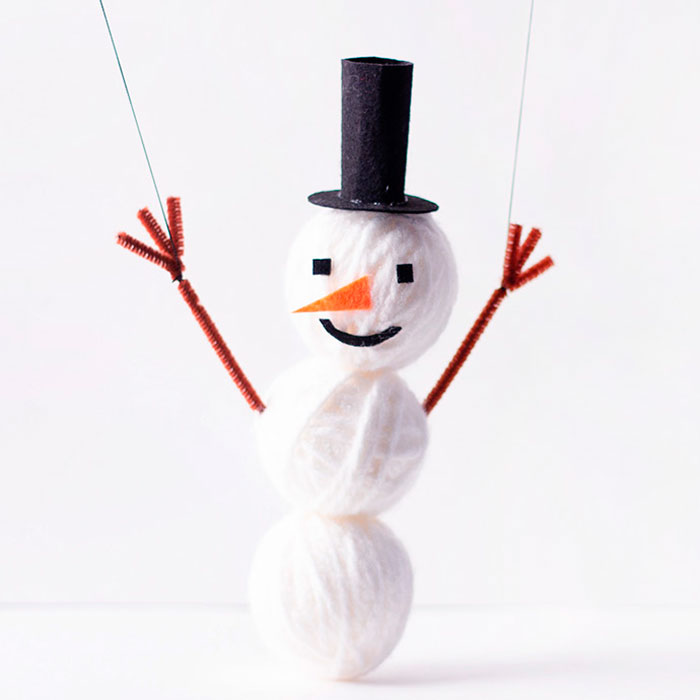 Снеговики своими руками на новый год 2024 из подручных материалов