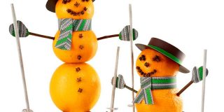 Поделки из мандарин