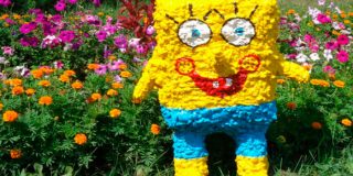 Садовые фигуры из монтажной пены